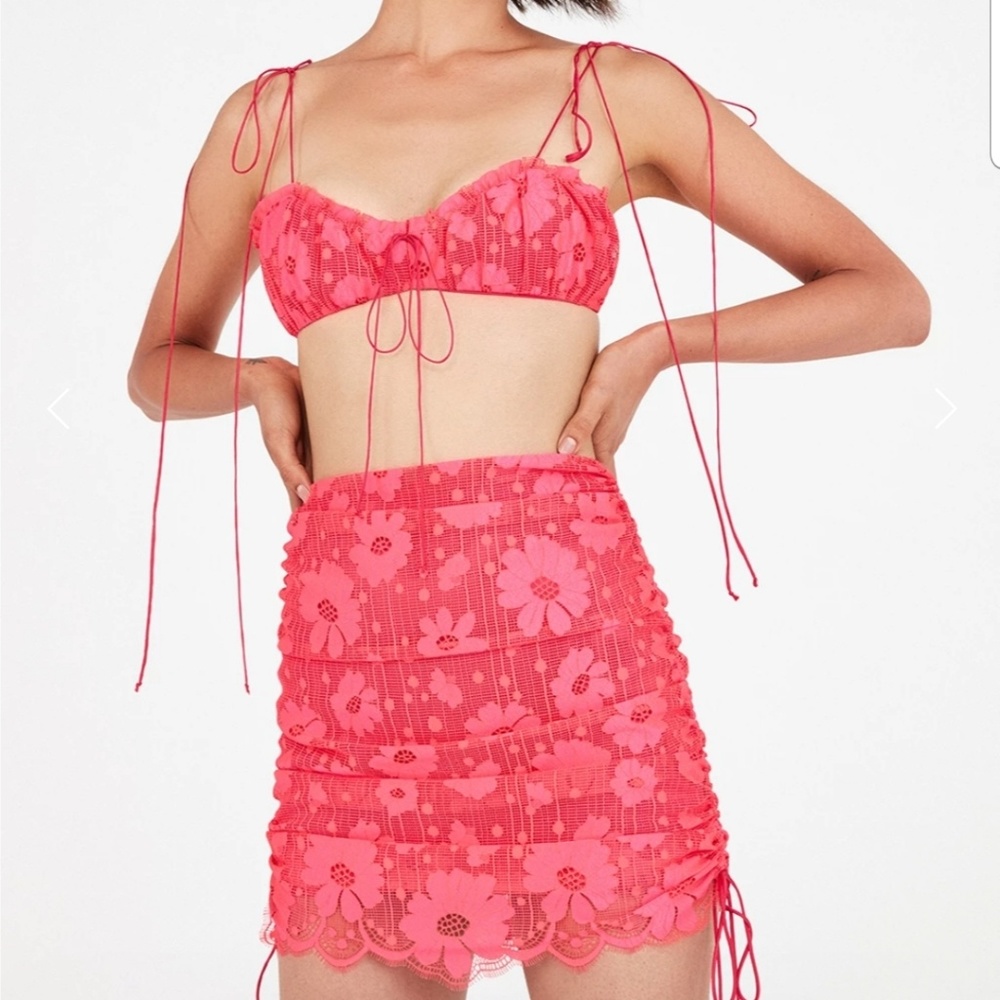 BNWOT For Love And Lemons Avalon Tie Set